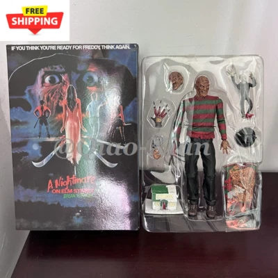 NECA 7" Freddy Krueger 30th Nightmare On Elm Street Action Figure Model Collect — 第 1/4 张图片