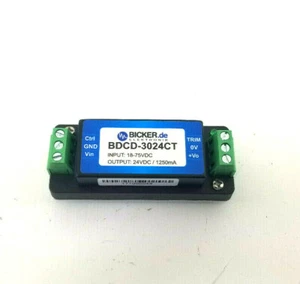 Bicker.de Elektronik BDCD-3024CT DC/DC Convertidor Entrada: 18-75VDC Salida: 24VDC - Imagen 1 de 5