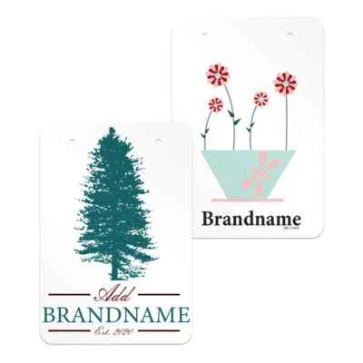 100 pcs Matte White 2-3/4" x 4" Custom Printed Jewelry Earring Display Cards - Image 1 of 4