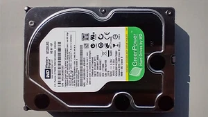 FESTPLATTE WESTERN DIGITAL 2TB GREEN WD20EURS SATA II 64MB 5400RPM 3.5" Zoll - Bild 1 von 2