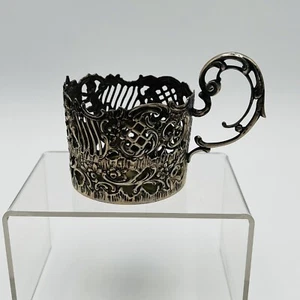 William Hair Haseler Antique England 800 Silver Cherubs Demitasse Cup Cherub - Picture 1 of 11