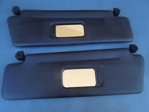1994-1999 BMW 325i Convertible Sun Visors Driver Passenger Black Sunvisors OEM - Bild 1 von 12