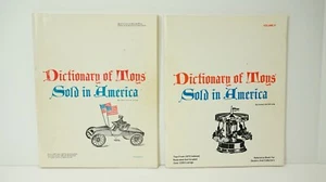 Dictionary of Toys Sold in America Vol 1 & 2 Softcover by Earnest & Ida Long W4 - Picture 1 of 10