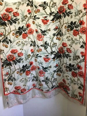 Шарф бархатный Enormous Devore Cut шаль прямоугольный накидка 92 дюйма x 44 дюйма более 7 футов - Изображение 1 из 4