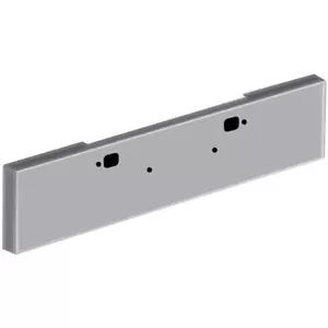 Chrome 20 Inch Texas Boxed End Bumper W/ Mounting & Tow Holes For Peterbilt - Imagen 1 de 1