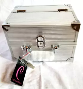 Caboodles Makeup Cosmetic Train Case w Key Latch Lock New NWT Rock Star 992468 - Picture 1 of 17