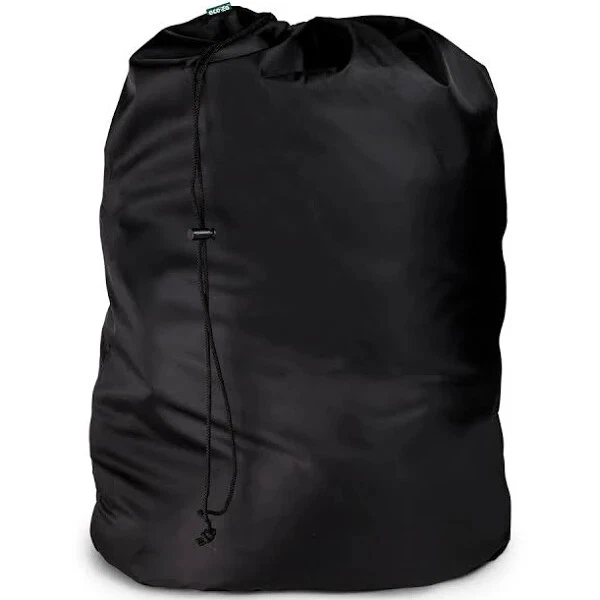 Jumbo Durable  Heavy Duty  Black  Laundry Bag Drawstring Closure 30x40 - Image 1 of 1