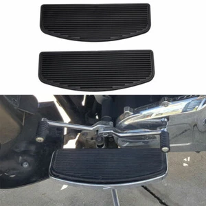 Rubber Driver Floorboard Footboard Insert For Harley Touring Road Glide Softail - Picture 1 of 11