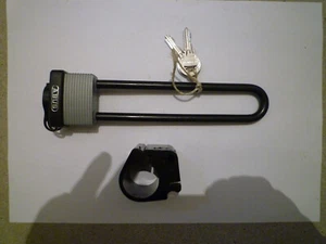1 ABUS Bügelschloss für Schweizer Militärvelo 93 - Schweizer Armeefahrrad M93 - Bild 1 von 2