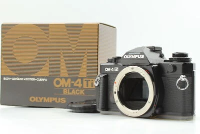 [Top MINT in Box w/Grip] Olympus OM-4 Ti Black Body 35mm SLR Film Camera JAPAN - Image 1 of 4
