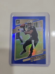 2021 Donruss Optic Blue /179 Jameis Winston #165 Saints Holo - Bild 1 von 2
