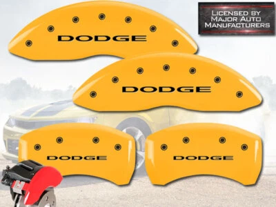 2011-2023 "道奇" 挑战者 SXT BR3 前后黄色 MGP 刹车卡钳盖 — 第 1/4 张图片