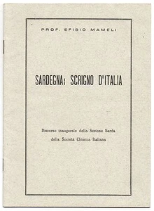 MAMELI SARDINIEN SCHATULLE ITALIEN SOC ITALIENISCHE CHEMIE IND PFLANZLICHE MINERALIEN - Bild 1 von 1