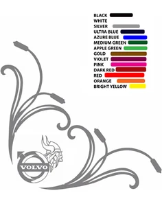 Pegatinas para ventana de camión Volvo x 2 calcomanías gráficos FH FMX FH500 15 colores elección - Imagen 1 de 3