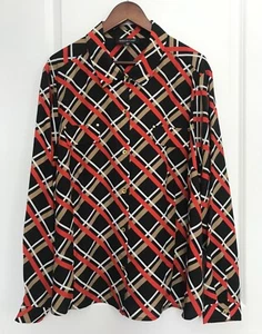 JONES NEW YORK COLLECTION MEHRFARBIGES DAMEN SHIRT GRÖSSE 22W - A12/9 - Bild 1 von 6