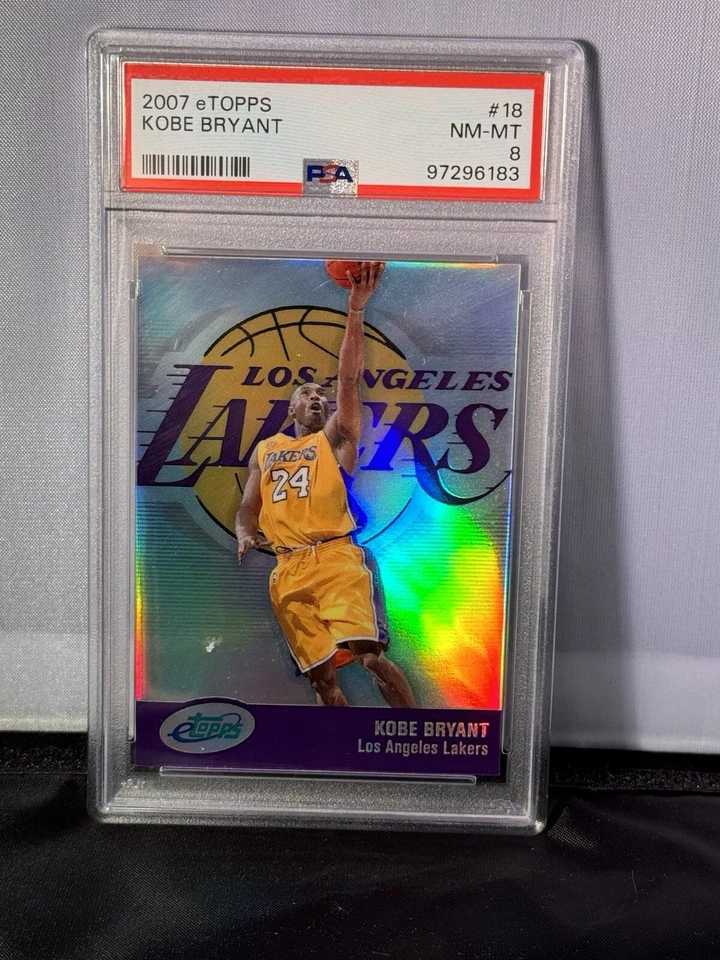 2007 eTOPPS KOBE BRYANT #18 111/999 PSA 8 - Image 1 of 2