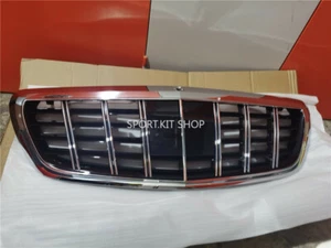 MB Style Silver Front Grille Fit W222 S550 S600 S63 2014-2017 Without ACC - Picture 1 of 5