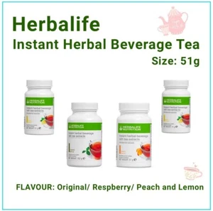Té de bebidas herbales instantáneas 4 sabores: original/limón/melocotón y fresán 51 g - Imagen 1 de 5
