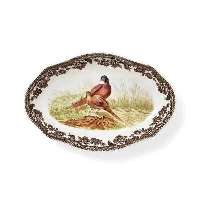 Spode Woodland Pheasant Pickle Dish - Image 1 of 4