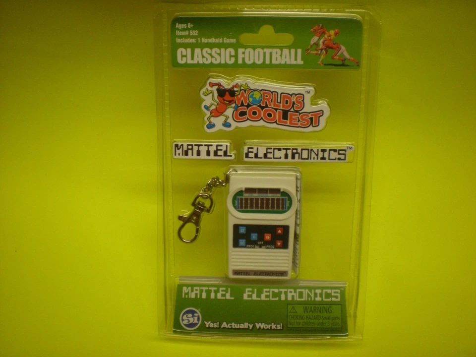 Mattel Classic Electronic Football World's Coolest Mini Game 2016