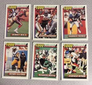 1991 Topps 1000 Yard Club Complete Set - 18 Cards - Bild 1 von 3