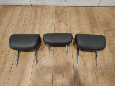 3x Kopfstütze Audi A6 4G Competition schwarz Leder Original - Bild 1 von 4