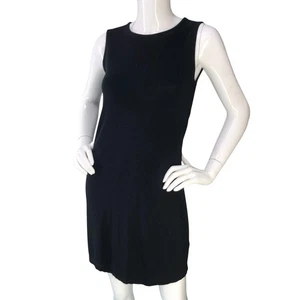 Eileen Fisher Kleid Damen Petite PP ärmellos schwarz Etuikleid 92% Viskose Stretch - Bild 1 von 14