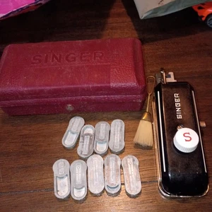 Cantante de colección 160743 con 9 plantillas y estuche accesorio buttonholler sin probar - Imagen 1 de 12