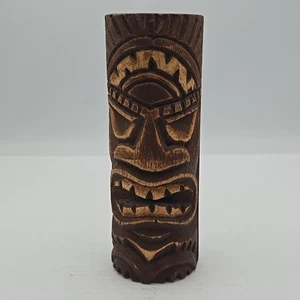 Geschnitzte Holz Tiki Figur ca. 6 Zoll - Bild 1 von 3