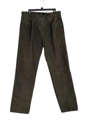 Calvin Klein Corduroy Jeans Men’s Olive Green Straight Casual Sz 36x33.5 - Image 1 of 4