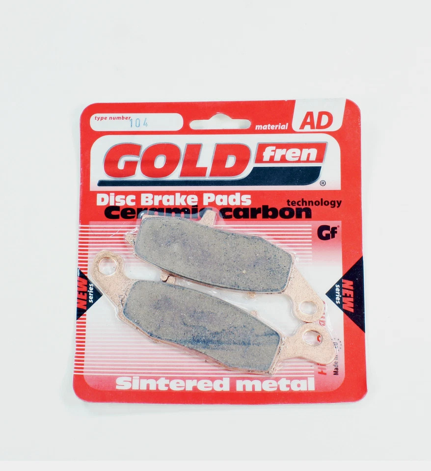 Спеченные тормозные колодки GoldFren AD-104 (эквивалент EBC FA229HH) - Изображение 1 из 4