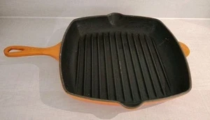 Le Creuset 26 Griddle Pan Orange Cast Iron. Used - Picture 1 of 7