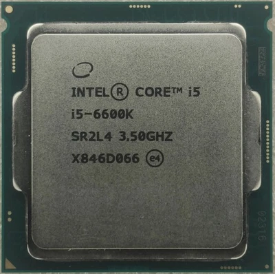 6Th Gen Intel Quad Core i5-6600K LGA1151 CPU Processor 3.50GHz 4-Core 4-Thread - Image 1 of 2