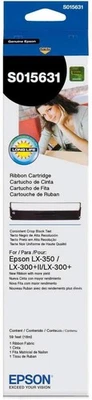 Epson C13S015637 Ink Cartridge for LX350/LX300, Black, Genuine - Image 1 of 4