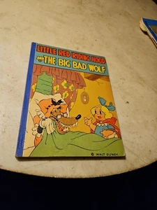 Walt Disney 1934 Caperucita Roja y el gran lobo malo libro - Imagen 1 de 17