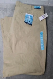IZOD Saltwater Stretch Chino Slim Pants Size 38W X 30L Khaki Beige NWT MSRP $70 - Picture 1 of 7