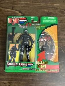 SNAKE EYES 2003 GI Joe vs Cobra Spy Troops Mission Disc #2 CD-Rom MOC Sealed A4 - Picture 1 of 2