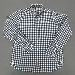 J Crew Herrenhemd weiß und blau groß geknöpft - Bild 1 von 7