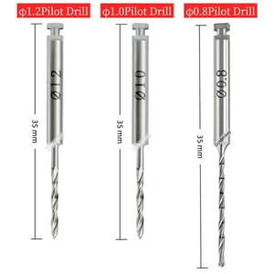 Taladro piloto dental taladro giratorio φ0,8/1,0/1,2 mm perforado lanza de taladro cortical GBR - Imagen 1 de 11