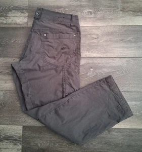 Pantalones de aire Kuhl Konfidant duraderos al aire libre senderismo gris oscuro para hombre talla 32x28 - Imagen 1 de 17