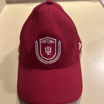 Кепка Indiana Hoosiers IU NCAA красная Adidas эластичная эластичная мужская - Изображение 1 из 4