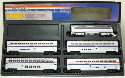 MTH 30-4018-1 O Gauge Amtrak RailKing Genesis Diesel Passenger Train Set w/PS1 - Image 1 of 4
