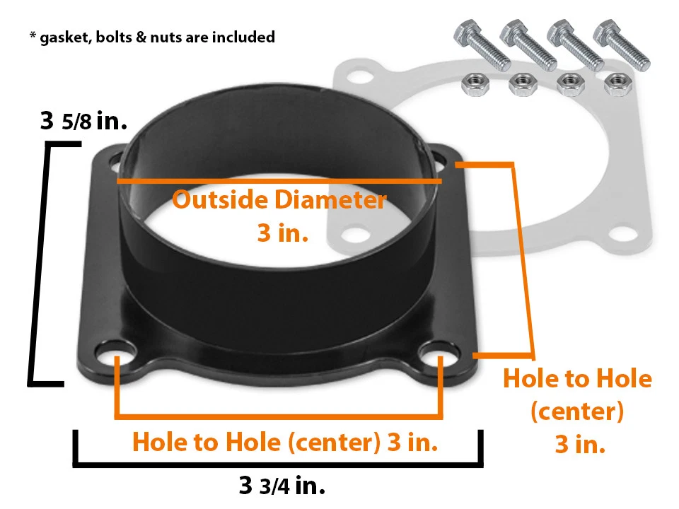 Filtro de admisión de aire Sensor de flujo de aire de masa Adaptador MAF Ajuste 2003-06 350Z G35 3,5 L V6 Foto 1 de 1
