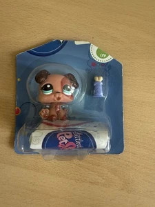 Littlest Pet Shop - kleiner Hund / Puppy dog #2235 - LPS brown/braun Glitter - Bild 1 von 2
