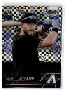 2022 Stadium Club Chrome Seth Beer RC #98 X-Fractor Arizona Diamondbacks - Picture 1 of 2