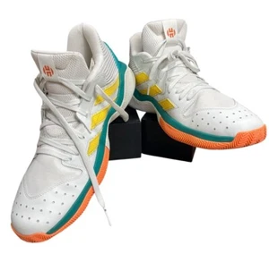 Adidas James Harden Herren Sneaker GoWitYoMove Weiß Gelb Orange Größe 11,5 - Bild 1 von 10