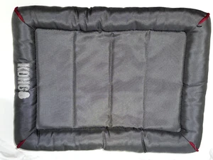 Kong Durable Crate Pad 23" x 18". Gray/Red - Picture 1 of 3