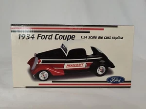 Heatcraft 1934 Ford Coupe 1:24 Scale Die Cast Replica Crown Premiums - Picture 1 of 6