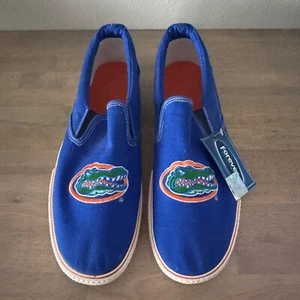 Florida Gators Slip On Canvas Shoes Sneakers Blue Mens Size 13 New with Tags - Picture 1 of 9