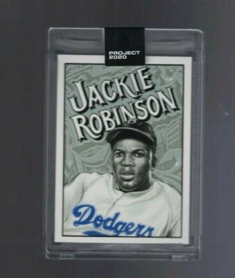 JACKIE ROBINSON - TOPPS - PROJECT 2020 - #79 - Mister Cartoon PRINT RUN: 11,643 - Image 1 of 2